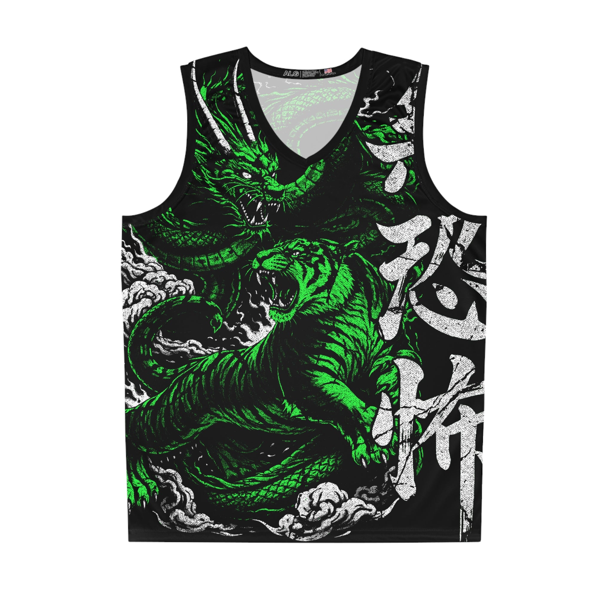 Dragon x Tiger - AOP Basketball Jersey