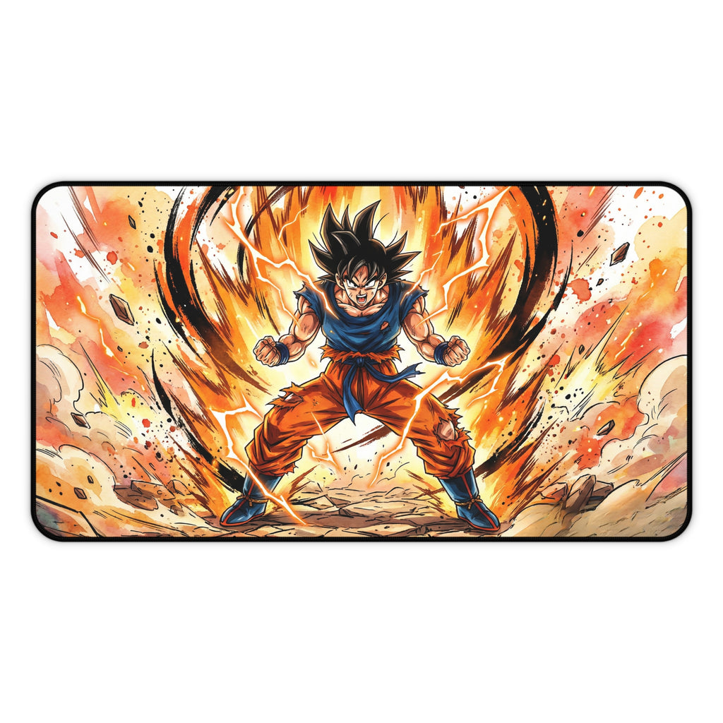Anime Warrior Power Surge Desk Mat | Gaming Mouse Pad