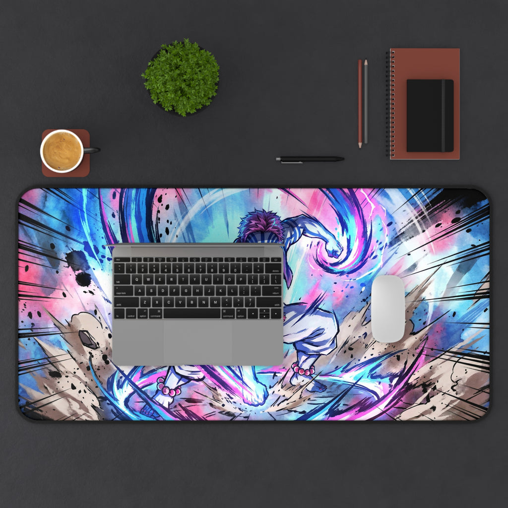 Akaza | Anime Sorcerer Energy Burst Desk Mat | Gaming Mouse Pad